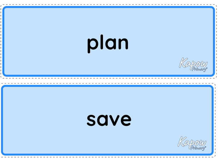 Vocabulary display: Stop-motion – Option 2: Using desktops/laptops