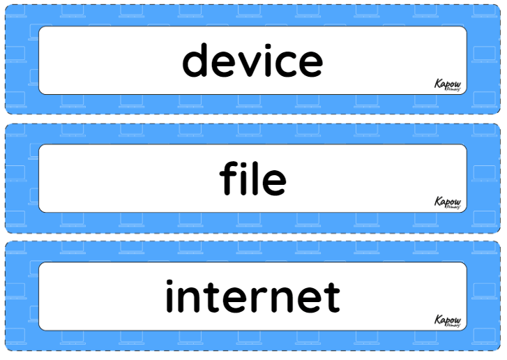 Vocabulary display: Networks