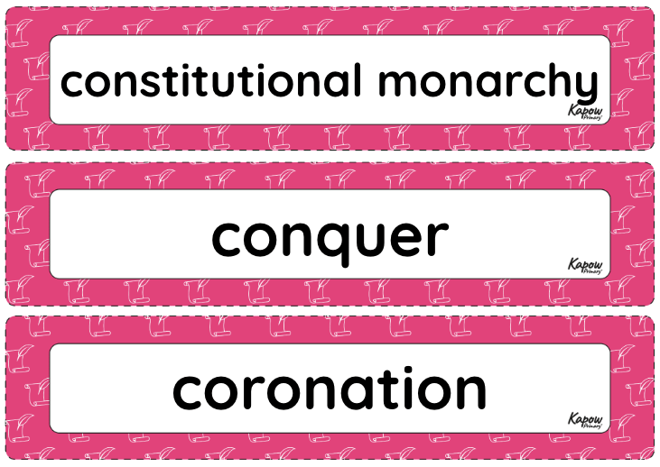 Vocabulary display: What is a monarch?