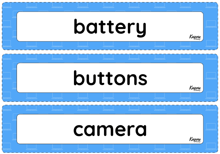 Vocabulary display: What is a computer?