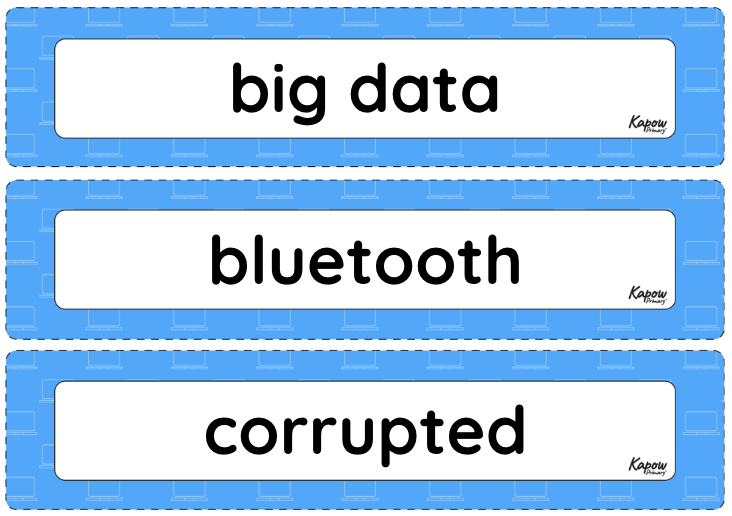 Vocabulary display: Big Data 2