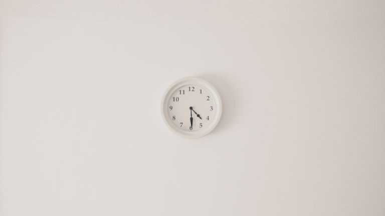 clock on a wall 768x432