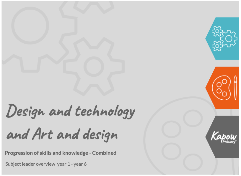 DT and Art (revised scheme): Progression of skills and knowledge