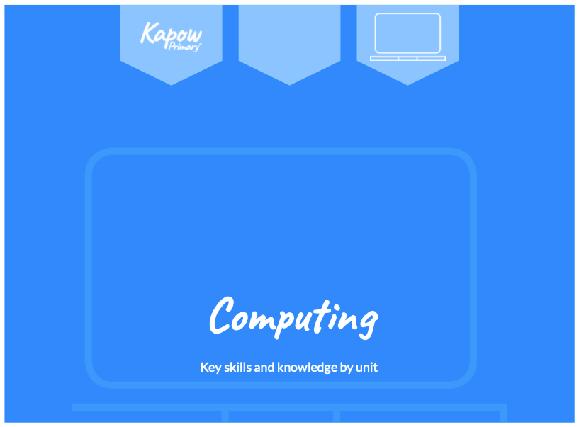 Computing: Key skills and knowledge by unit