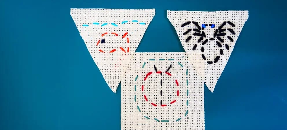 Textiles: Simple stitches