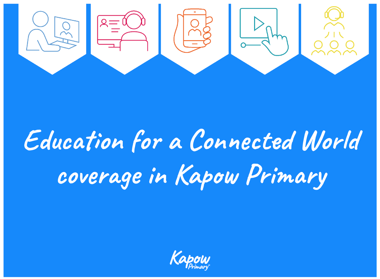 Education for a Connected World framework coverage - Kapow Primary