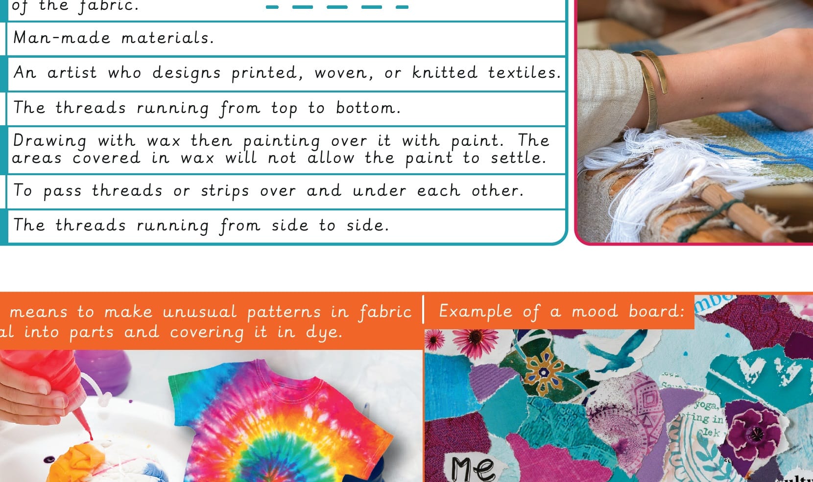 Lower KS2 Art Knowledge Organiser Craft