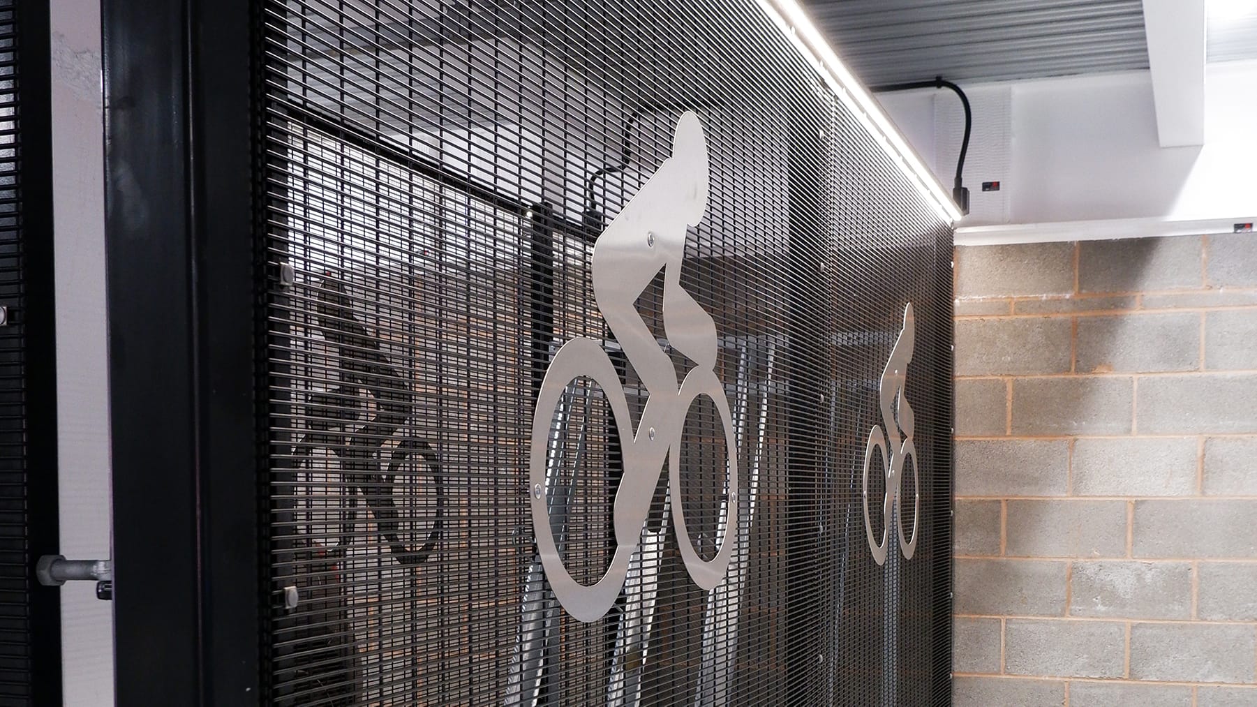 secure cycle caging residential development liverpool