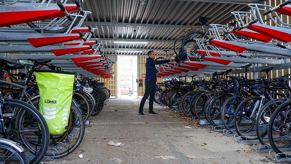 turvec two tier bike rack