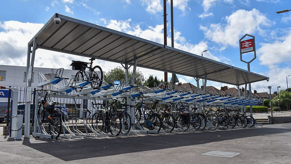 turvec two tier bicycle shelter