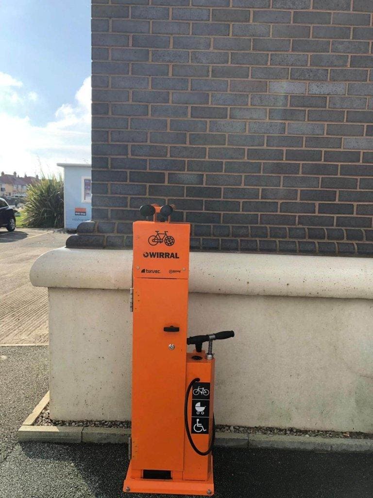 bike repair station orange wirral image 4