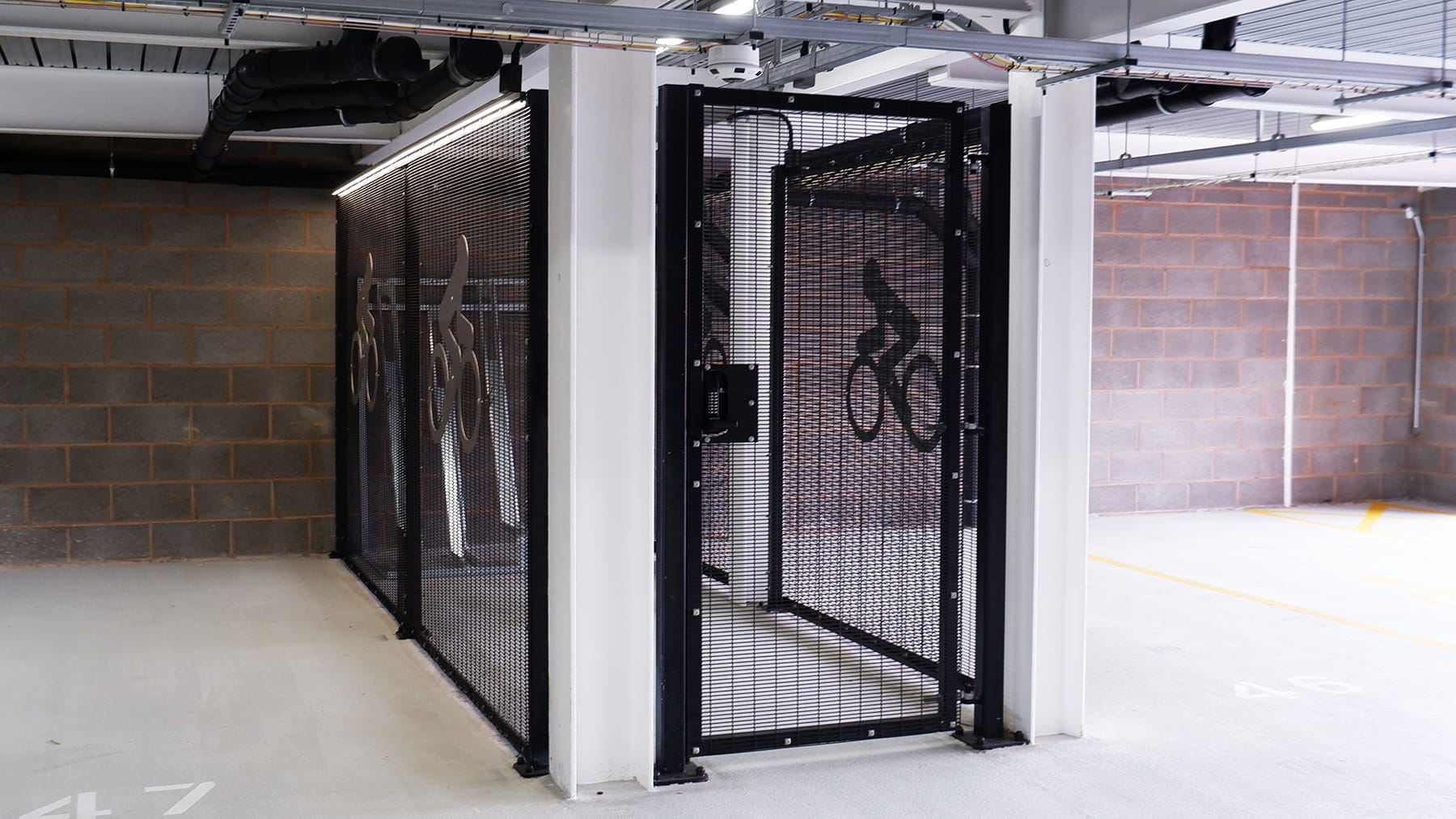 secure cycle caging residential development liverpool