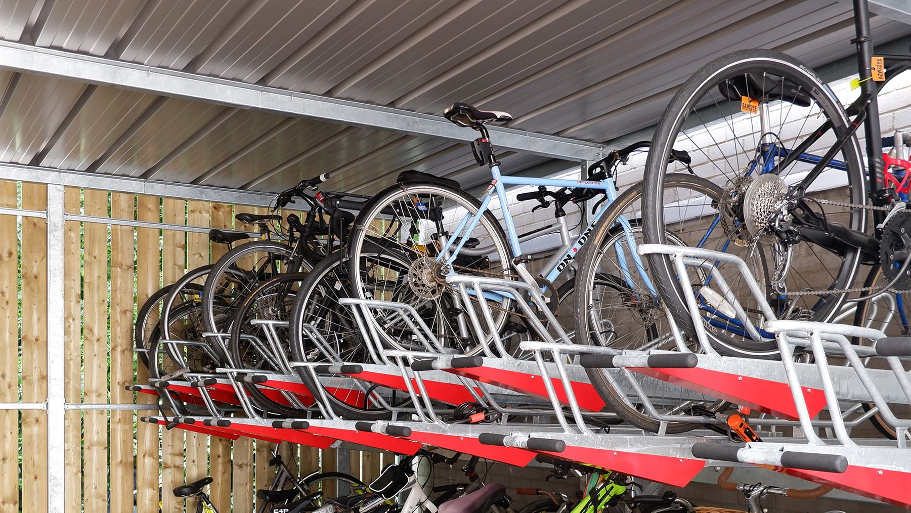residential timber bike store