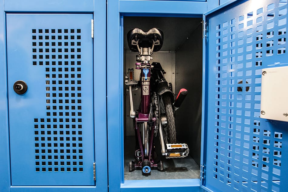 Brompton bike locker