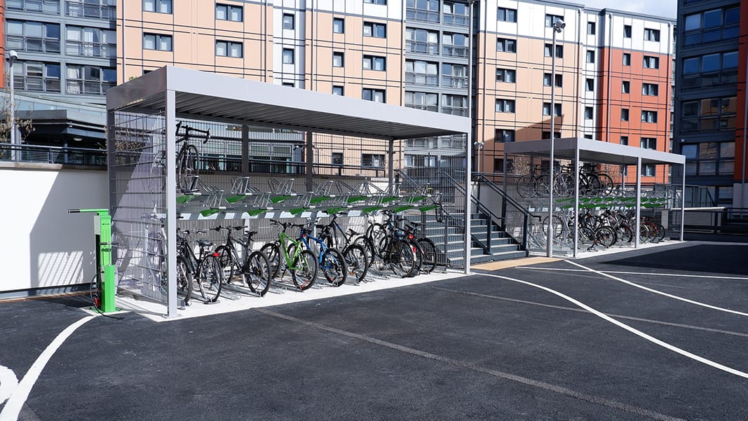 open mesh cycle shelter