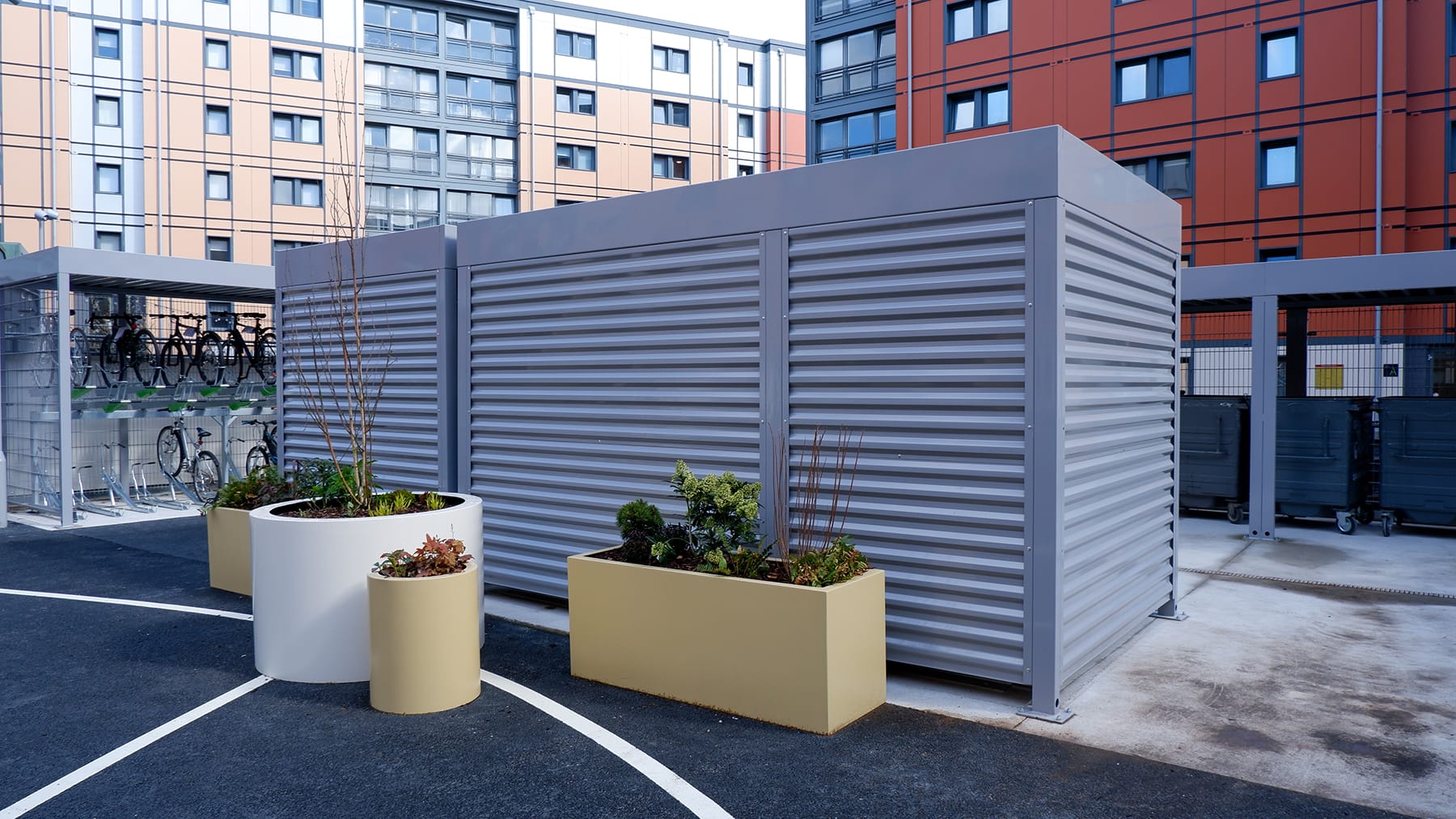 landscape cycle storage shelters manchester