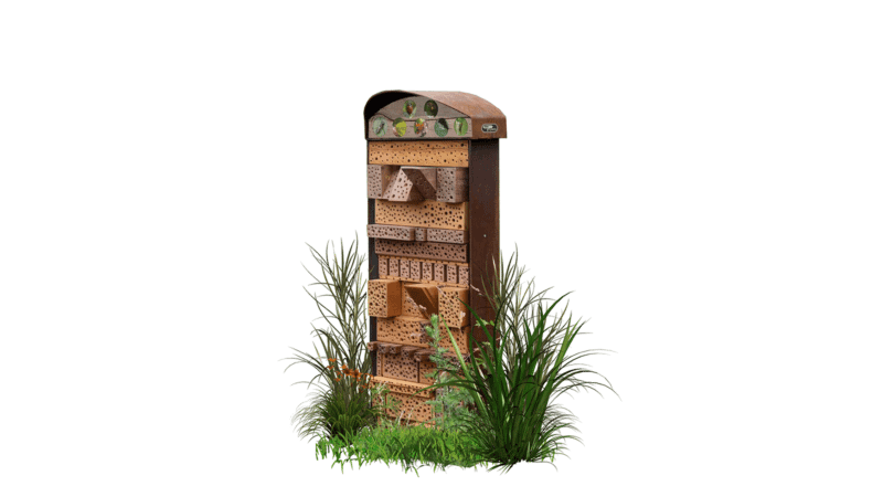insect hotel architect render