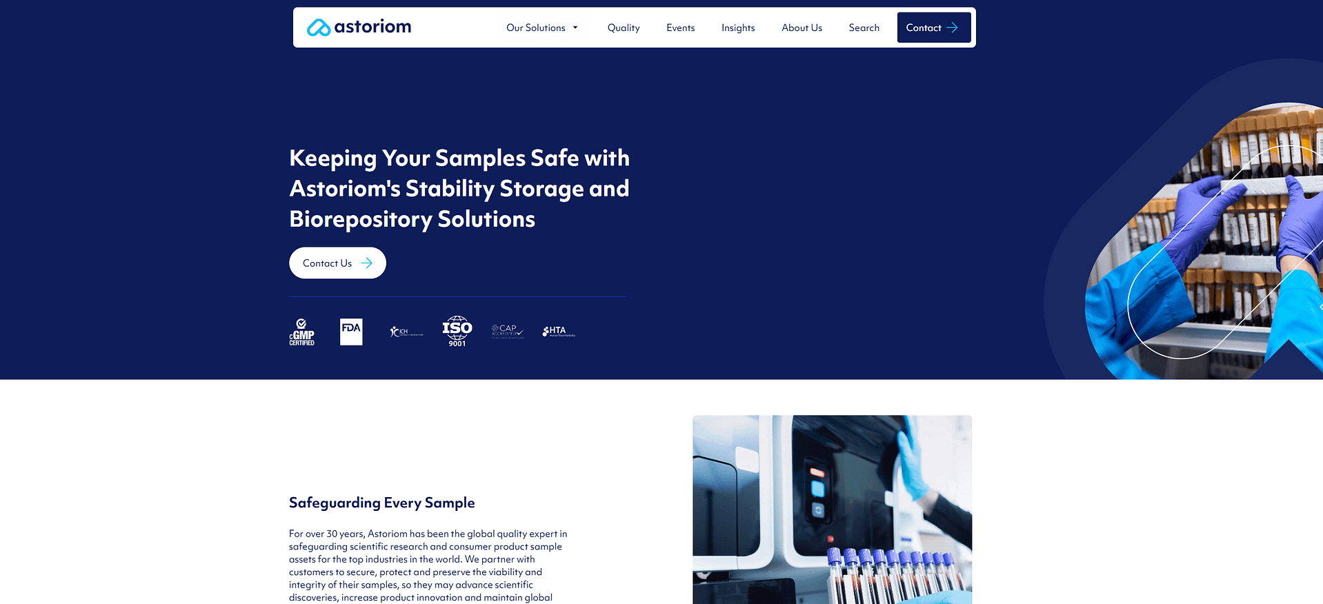 Astoriom homepage image