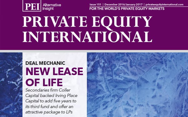 Private Equity International December 2016 cover