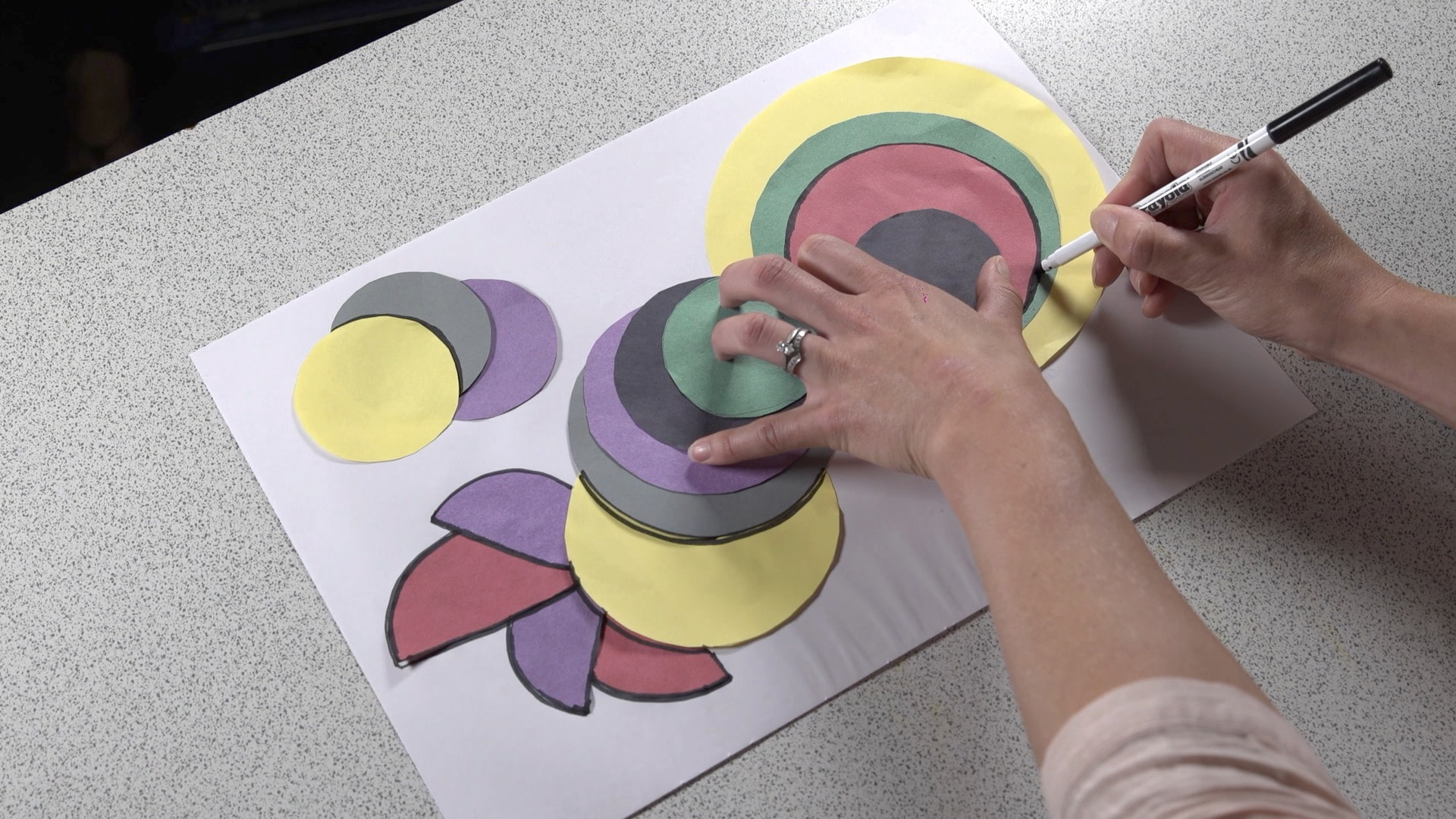 KS1 Year 1 Art & Design Shape Abstract Compositions Kapow Primary