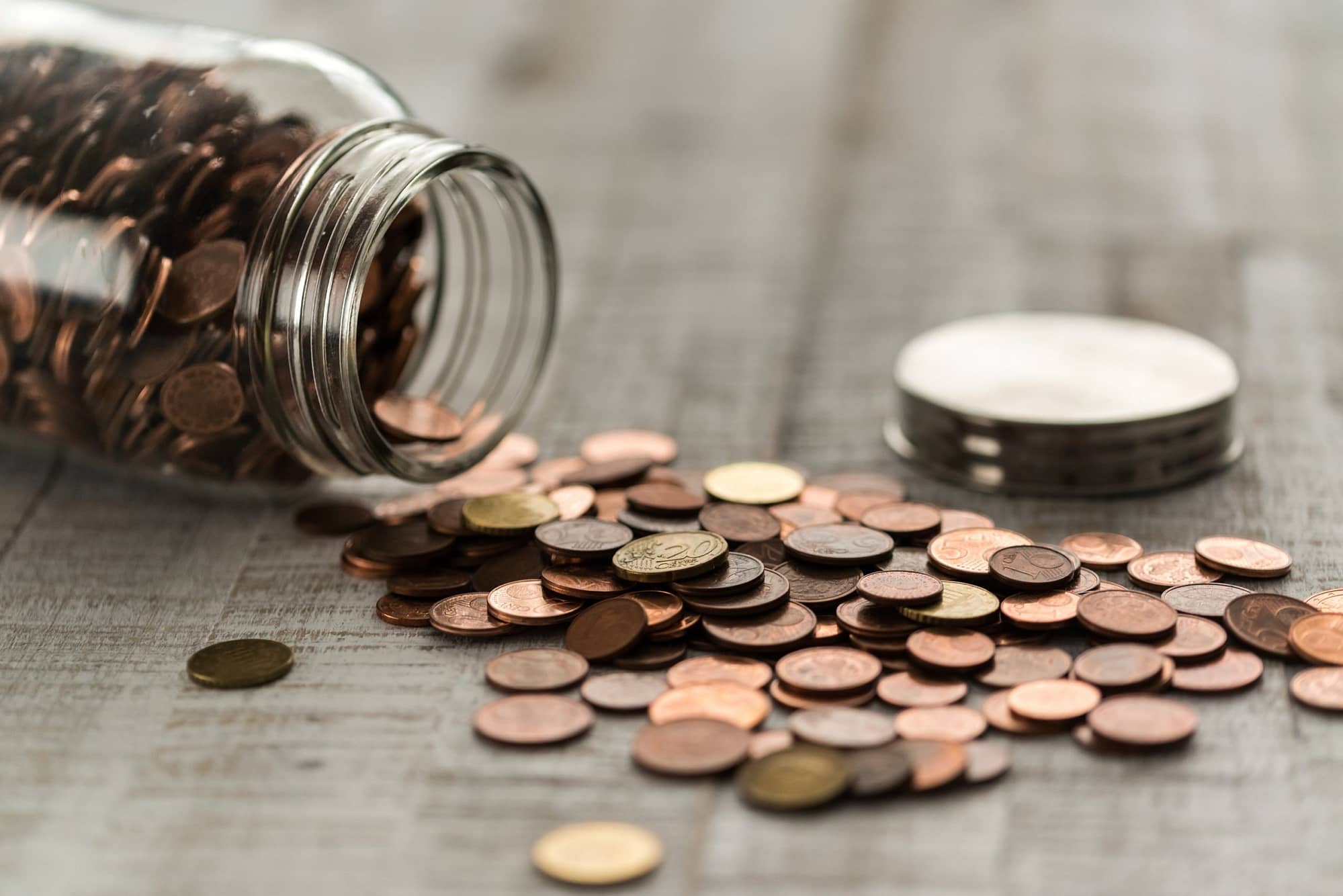 Jar of coins