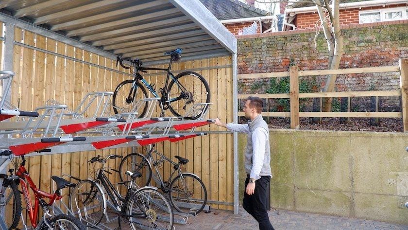 How To Use A Two-Tier Bike Rack