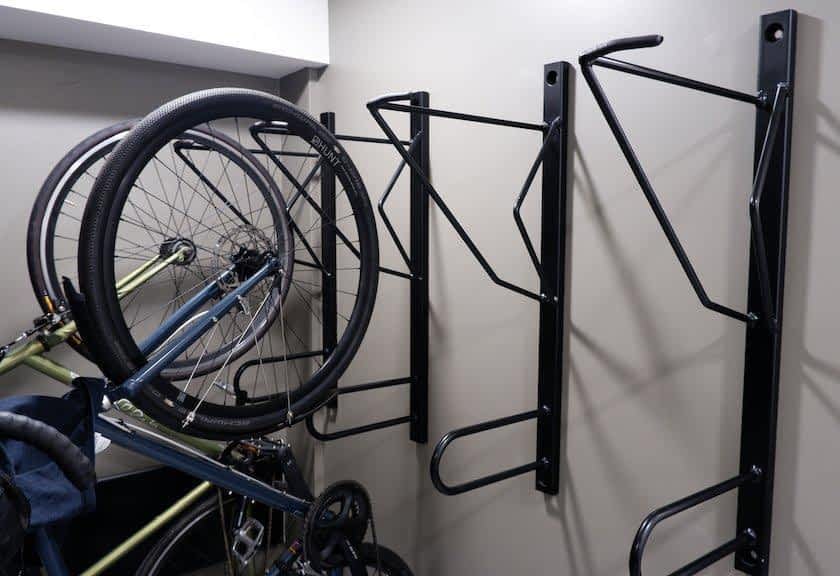 commercial bicycle wall rack