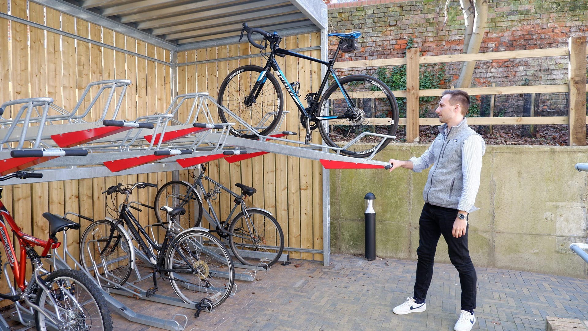 2 tier bike stand