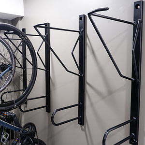 turvec secure vertical bicycle rack