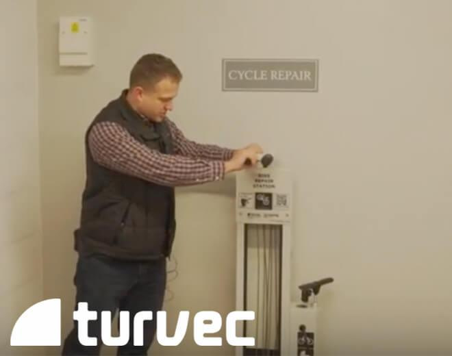 Turvec Bike Repair Stations at Peak Venues