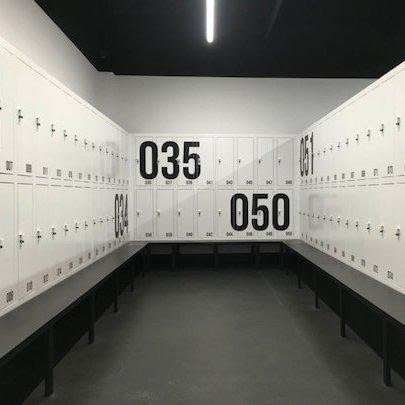 steel metal cloakroom lockers